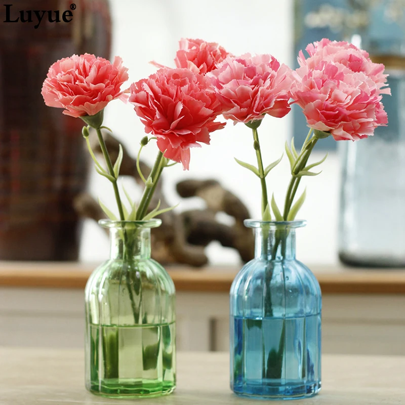 1 Pcs 16 colors High quality Silk Carnation Flower Mother's Day Gift