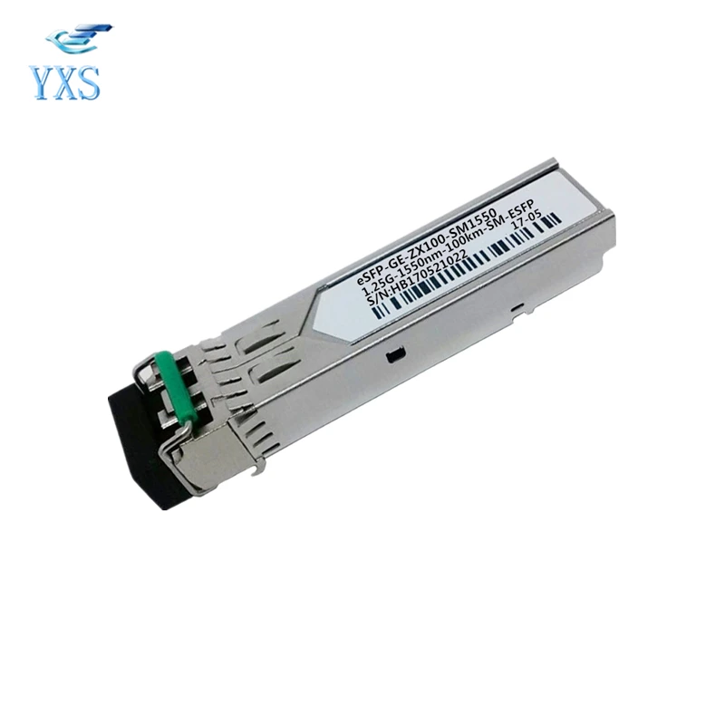 

Gigabit Single Mode SFP Optical Module 100km Compatible with eSFP-GE-ZX100-SM1550