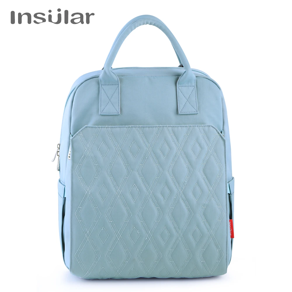 

insular big size Nylon diaper bag backpack with stroller hook wet bags nappy changing organizer mother travel accessories