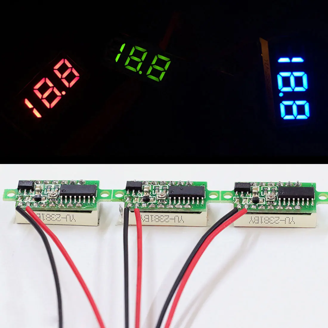 Мини цифровой вольтметр Напряжение метр тестер 0,28 дюймов 2,5 V-30 V светодиодный Экран электронный Запчасти аксессуары Цифровой вольтметр