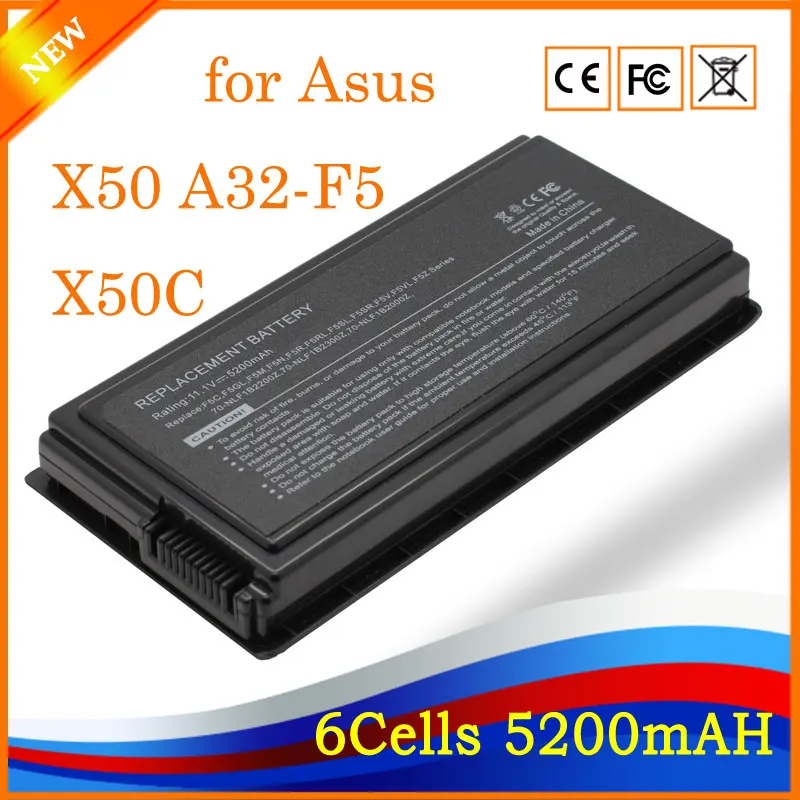 YHR 5200mAh 6 cells Battery for Asus A32-F5 F5 F5C F5GL F5M F5N F5R F5RI F5SL 70-NLF1B2000Z 70-NLF1B2000Y HK04 | Компьютеры и офис