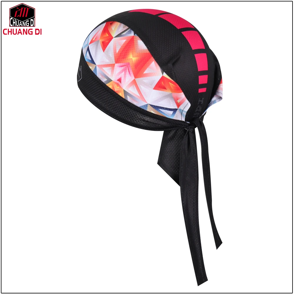 cheap ZM Men Bicycle Bike Sweat Proof Hat Headband Riding Cycling Scarf Polyester Outdoor Sports Head Wear Skull Pirate Head Scarf