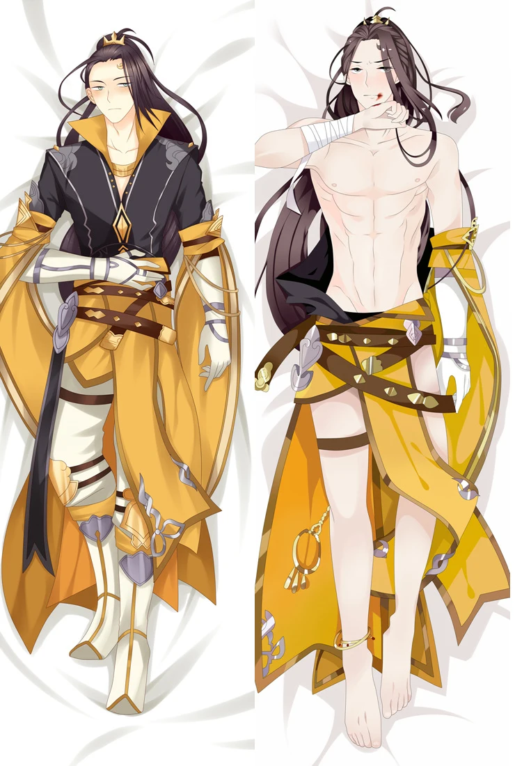 Аниме игры Touken Ranbu Online Akashi Kuniyuki & Kousetsusamonji otaku Dakimakura наволочка обнимающая