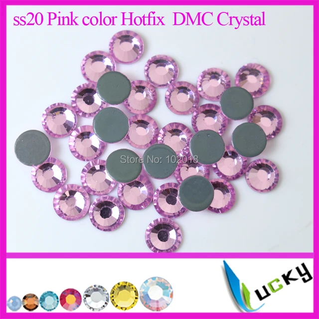 Shining Pink Opal Flat Back HotFix Rhinestones Glass Hot Fix Crystals  Rhinestones Clothing Bag Shoes Nail Art Crystal - AliExpress