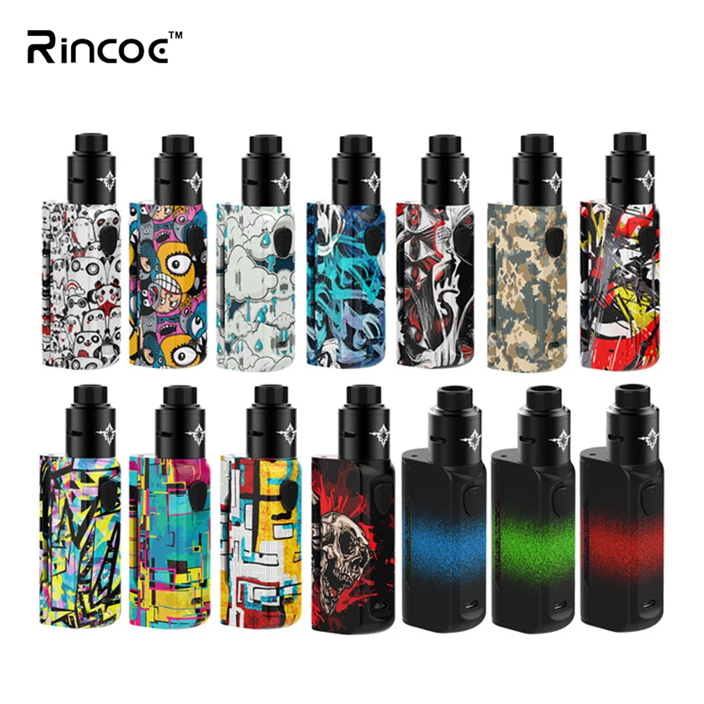 Комплект RDA vape Rincoe Manto mini 90 Вт комплект с питанием от одного 18650 сотовых