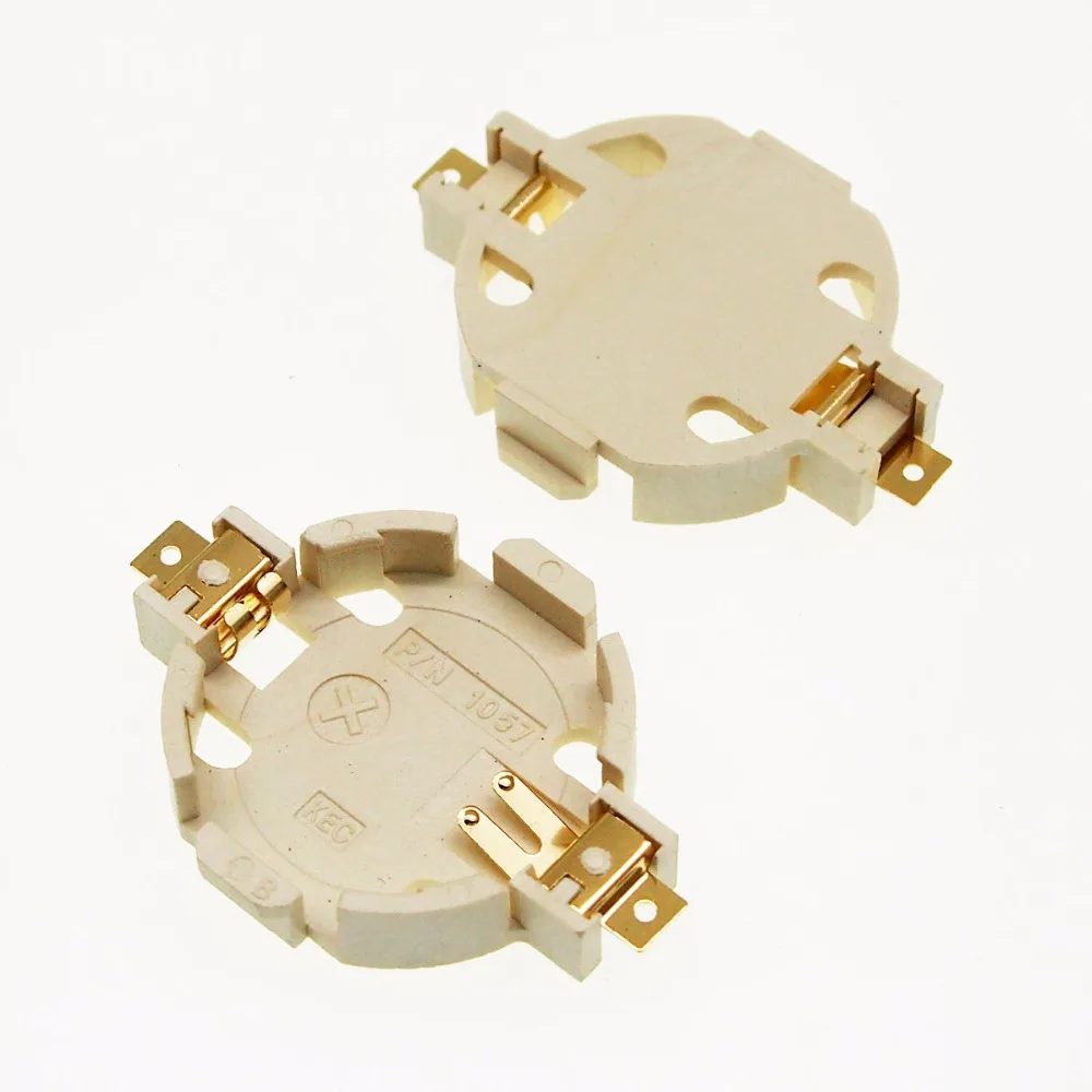 50pcs BS 2032 12 SMT Button Battery Case Cell Holder Socket 3V CR2032