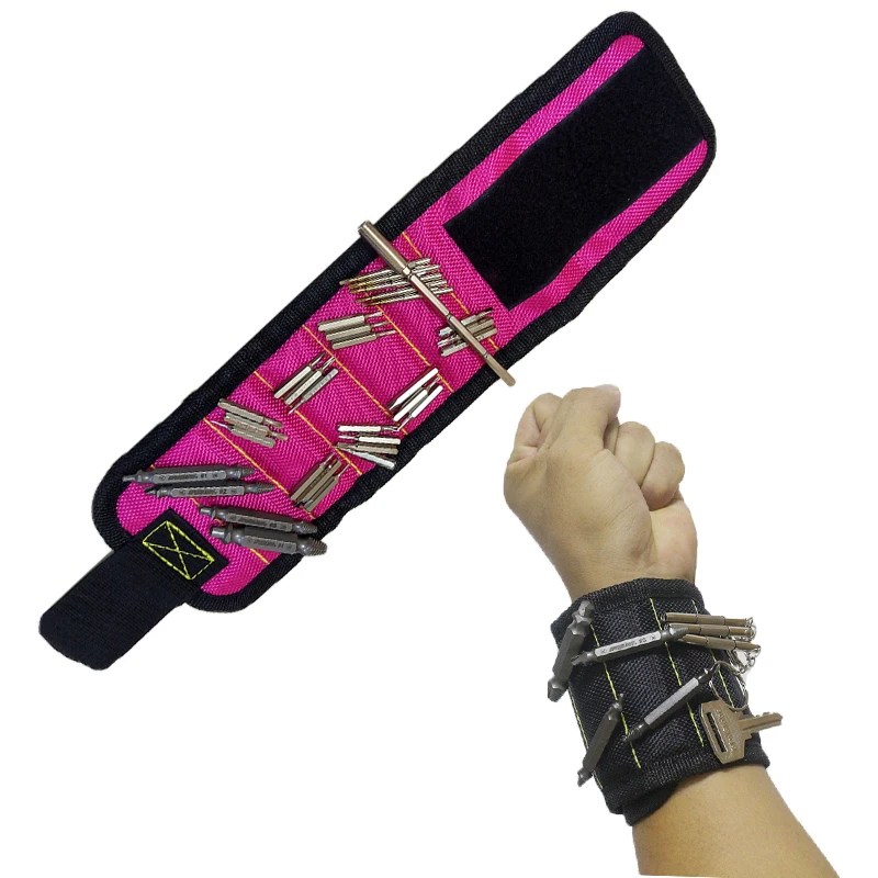 Wrist Support Strong Magnetic Wristband Pocket Wrist Support Tool Bag Hand Bracelet Screws Drill Holder Holding A28 Wrist Support Strong Magnetic Wristband Pocket Wrist Support Tool Bag Hand Bracelet Screws Drill Holder Holding A28