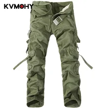Pants Men Camouflage Mens Military Trousers Multi-Pocket Pant Tactical Casual Military Camo Cargo Pants Male Plus Overalls Male
