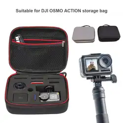 Для DJI OSMO ACTION сумка для хранения Оригинальная мягкая водонепроницаемая PU женская сумка для хранения аксессуары для камеры DJI OSMO ACTION Package