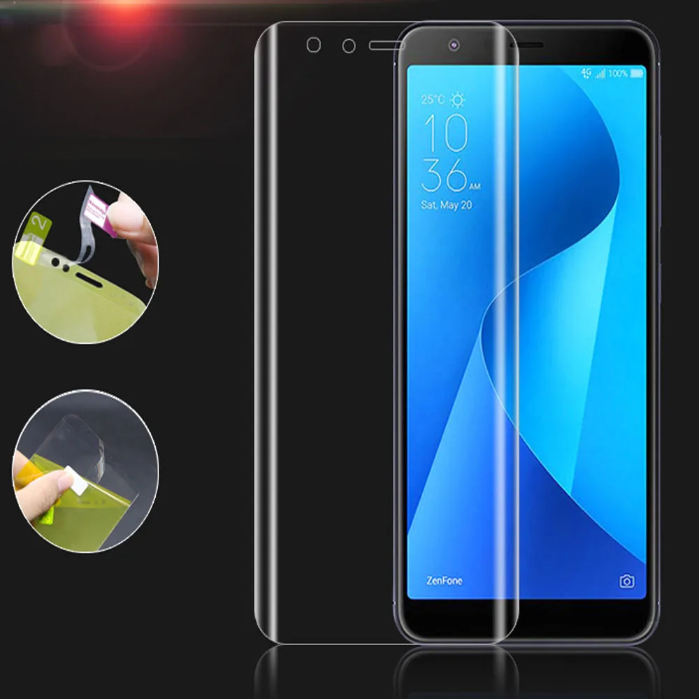 

Soft Hydrogel Film zenfone Max Pro M1 M2 Full coverage Screen Protector For Asus ZB631KL ZB633KL ZB602KL TPU nano film