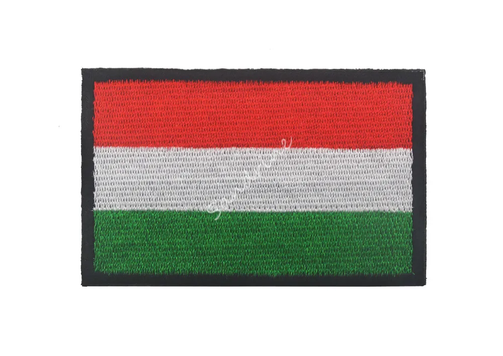 Венгерский флаг военная армия тактический боевой вышивка заплатка для одежды эмблема Аппликации, бейджи