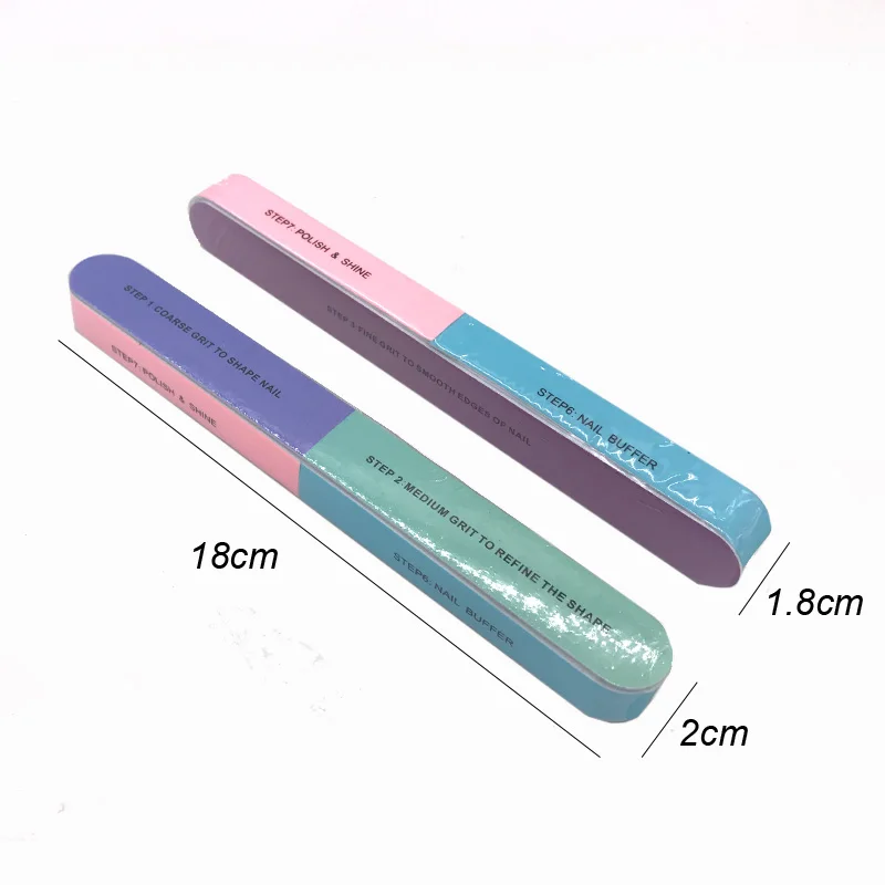 네일 버퍼 블록 7 면 네일 스폰지 샌딩 블록, 쉬너 버퍼, UV 젤 폴리셔, 네일 파일, 매니큐어 살롱 케어 도구, 4 개/로트