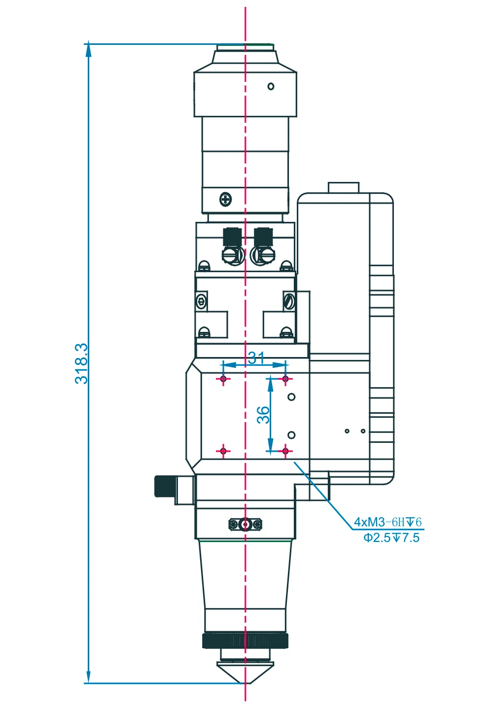 LSKCSH WSX 0-1KW волоконная Лазерная режущая головка NC12 автоматическая фокусировка 1000 Вт для резки металла