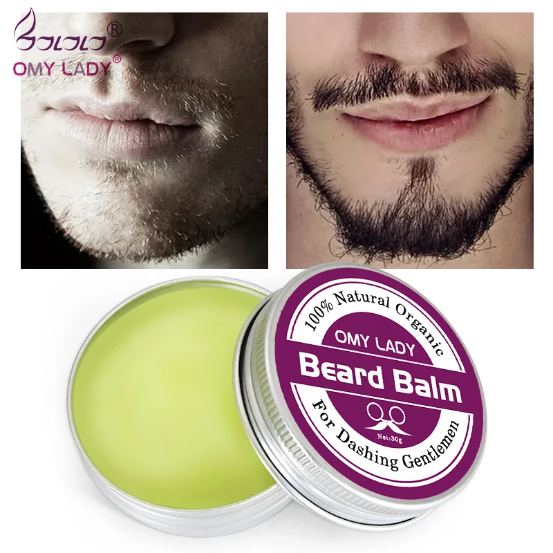 

OMYLADY New Style Natural Beard Balm Beard Conditioner Professional Beard Growth Organic Mustache Wax For Beard Smooth Styling