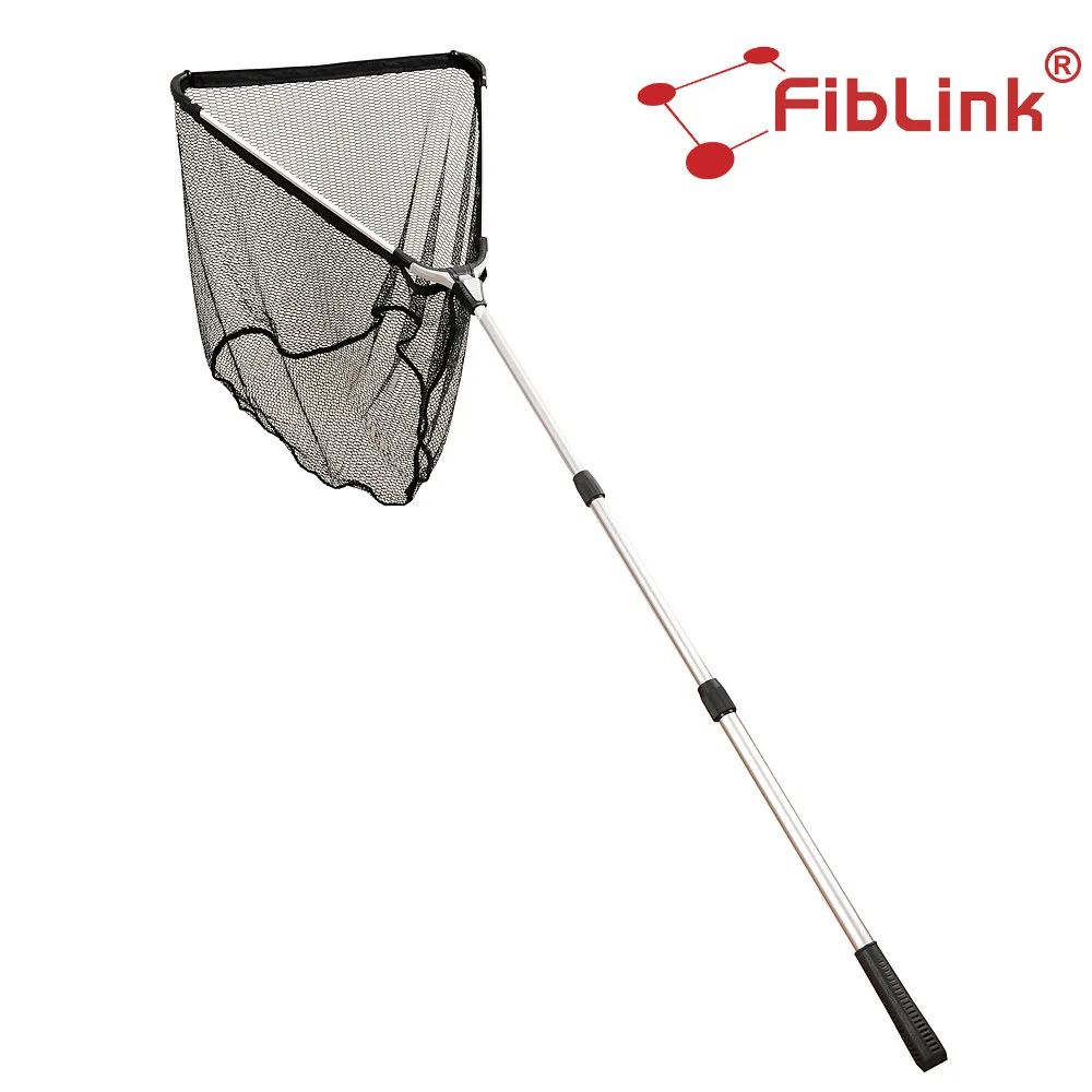 

Fiblink Fishing net Landing Net Folding Telescoping Aluminum Fishing Network with Extending Pole Handle Nylon Fishing Mesh