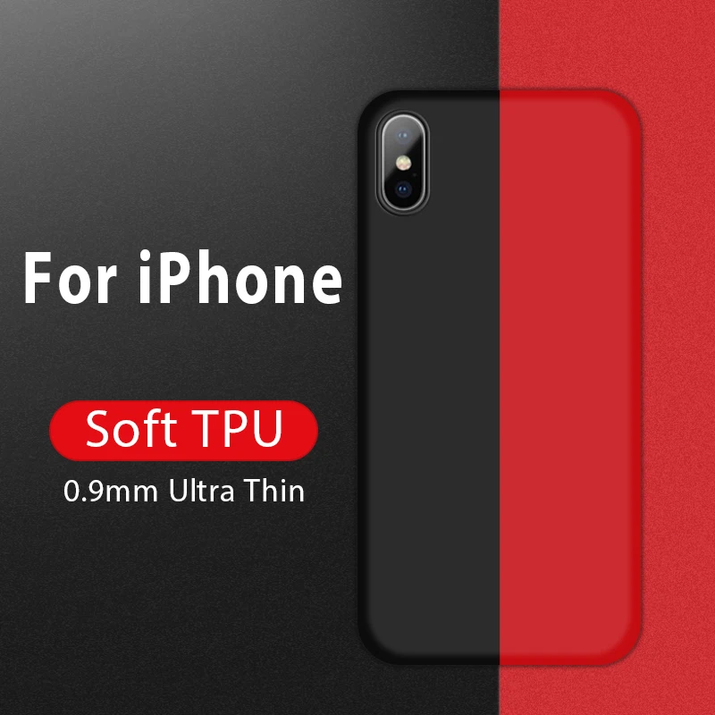 Конфеты Мягкий силиконовый чехол для задней крышки телефона iPhone X 7 6 S Plus Coque
