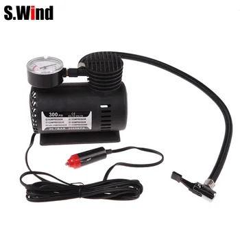 

Auto Car Inflatable Pump 12V 300PSI Electric Portable Mini Car Air Compressor Tire Inflator for Car Bicycle Tire