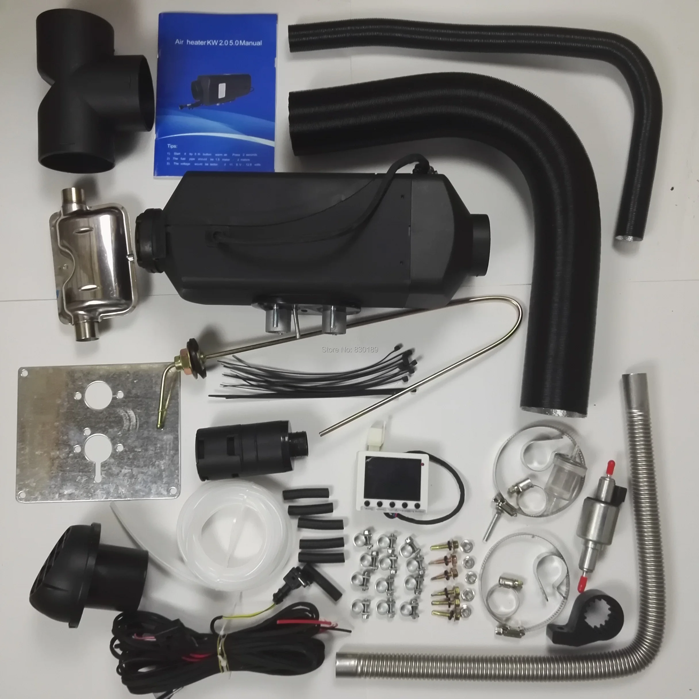 (8KW 24V 12V) webasto diesel air heater for Boat caravan RV Camper bus