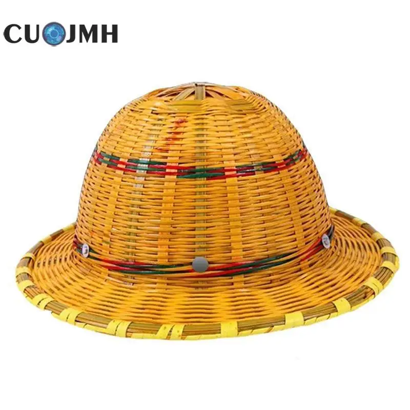 

Bamboo Safety Helmet Summer Ventilate Construction Site Anti-smash Construction Engineering Safety Helmet Supervisor