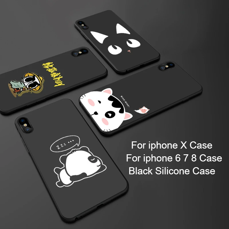 Модные мягкие силиконовые животных рисунком для девочек чехол телефона iPhone 7