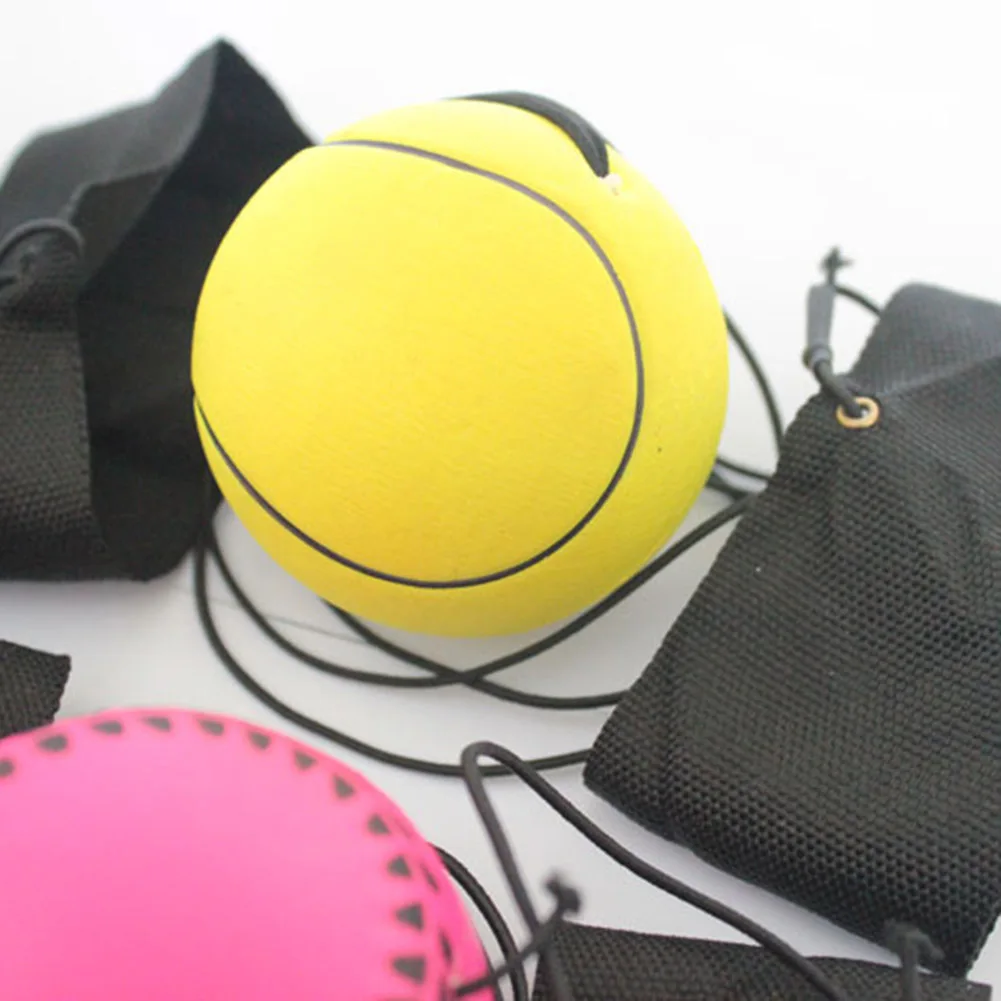 Return Sponge Rubber Ball Elastic Sport On Nylon String Children Kids