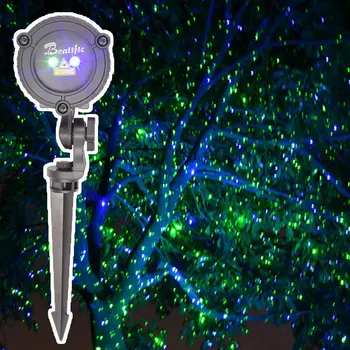 

Single Green Static Effect Laser Projector 2021 New Year Christmas Holiday Decorations Outdoor Lights
