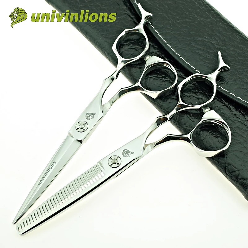 Univinlions 6 дюймов Лучшие Ножницы для волос японские Парикмахерские ножницы Профессиональные ножницы для стрижки волос Парикмахерские филировочные ножницы набор