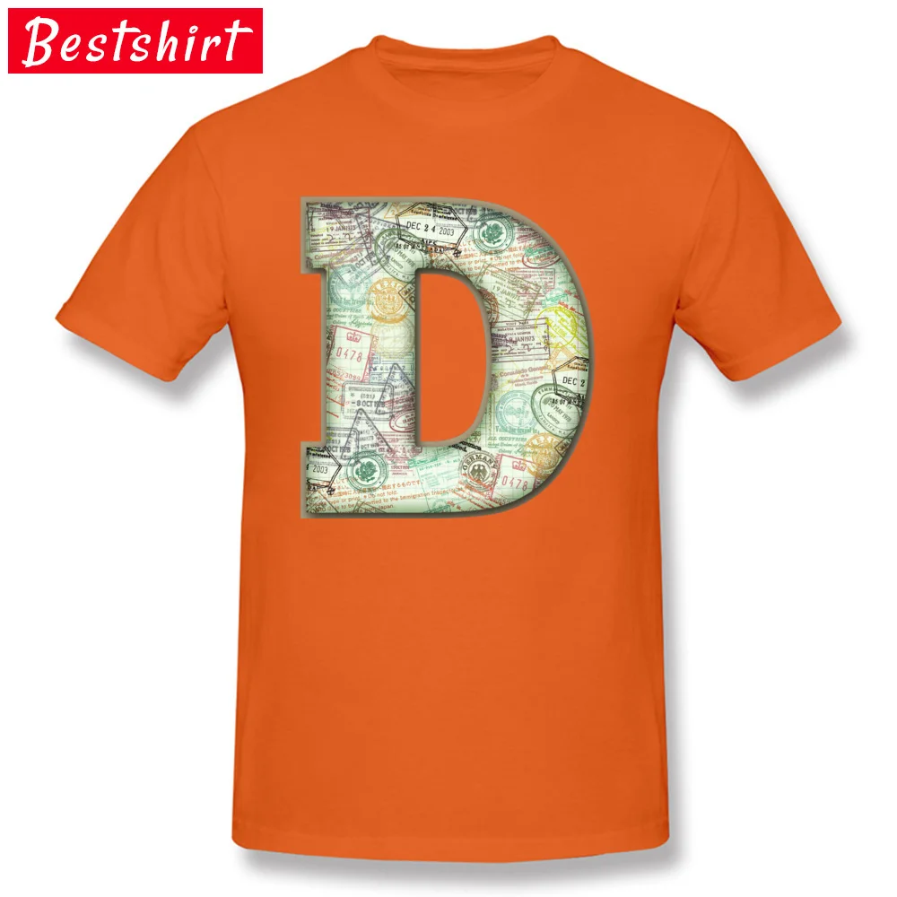 Letter case Alphabet Font Normal Summer/Autumn All Cotton O Neck Men T Shirt Hip hop Tops & Tees Brand New Short Sleeve T-Shirt Letter case Alphabet Font orange