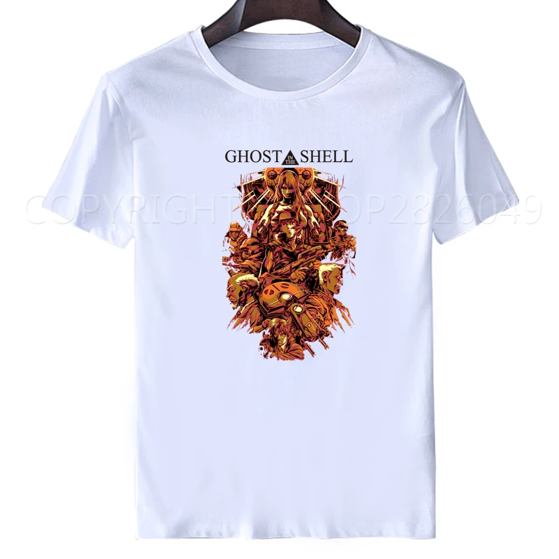 

Ghost in the Shell T Shirt Kusanagi Motoko STAND ALONE COMPLEX Virus Hack Japan hot Anime DIY T-shirt For MEN XXXL hip hop