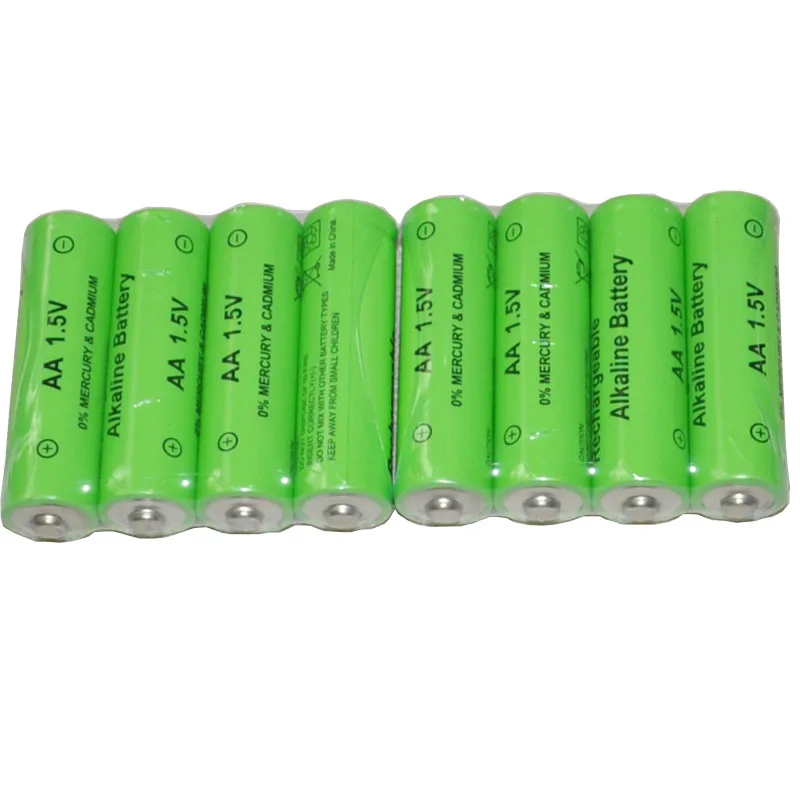 Sorvess 2-8 шт./лот AA батарея 3000mah 1,5 V Щелочная aa Аккумуляторная батарея для дистанционного управления игрушечный светильник Batery - Цвет: 8PCS