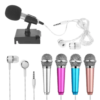 

Original X3 Microphone 3.5mm Wired Clip On Mini Lapel Mini Headset Microphone For Phone&Laptop Sing Song Karaoke Microphone