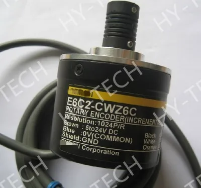 

E6C2-CWZ6C 600P/R Rotary Encoder New and Original 5-24VDC 80mA max 100kHz 600 PPR E6C2-CWZ6C