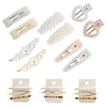 1 шт. женские заколки для волос для девочек элегантная жемчужная заколка с кристаллами заколка Корейская Шпилька заколка для волос Парикмахерские аксессуары для волос