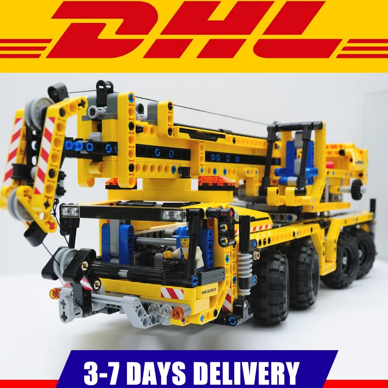 

IN Stock 2018 Lepin 20040 Technic Mechanical Series The Moving Crane Educational Building Blocks Bricks Toys Model Gift 8053