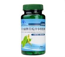 Free shipping bitter melon & ginseng softgel 30 g 60 pcs