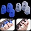 Protectores de dedos de silicona para guitarra protectores de ukelele guitarra S M L 4 unids/set ► Foto 2/6
