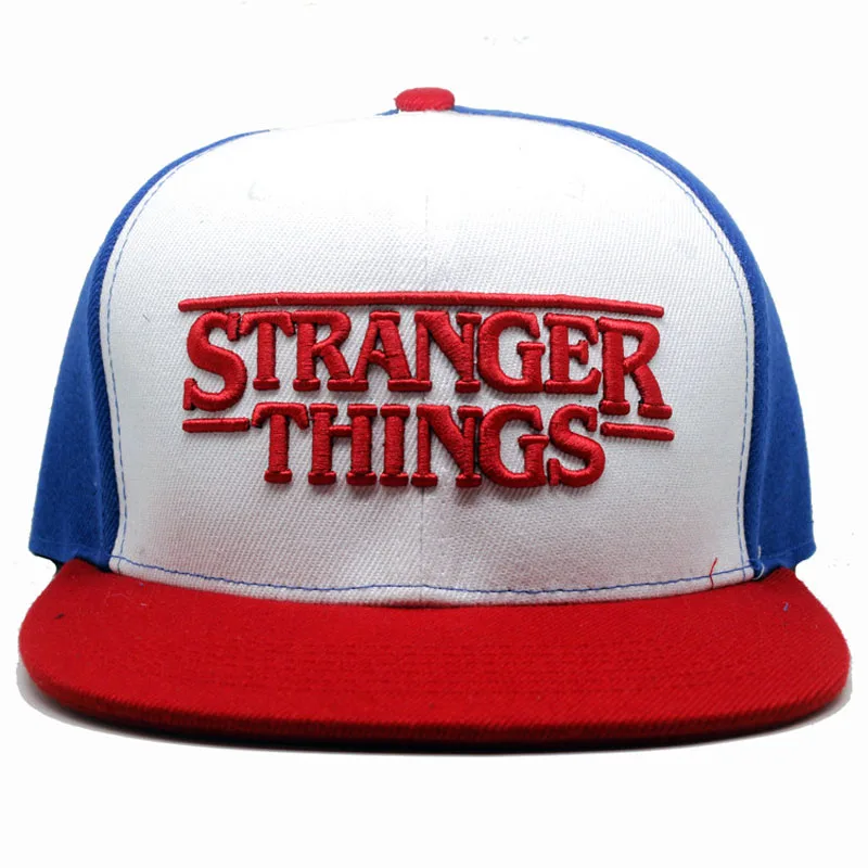 

Fashion Embroidered Stranger Things Caps Hip Hop Hats FLAT CAP