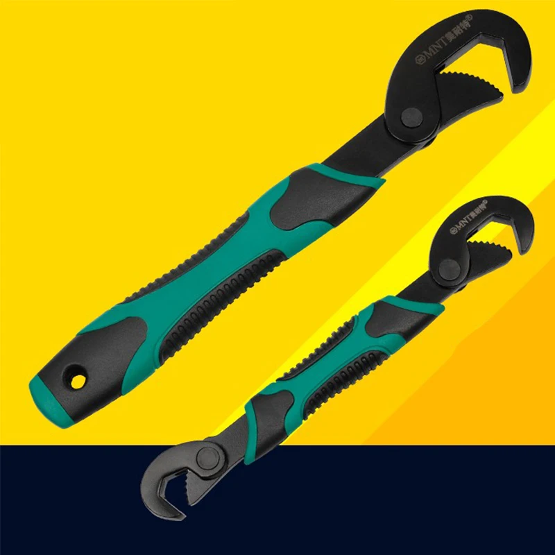 

2017 New Rushed Open End Wrench Si Nai Jie 2pc Multi-function Universal Snap And Grip For Nuts Bolts Of All Shapes Sizes