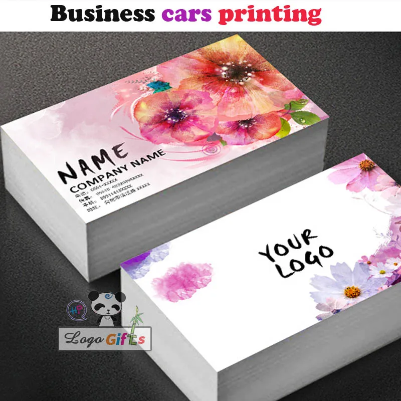 

Beauty design custom business cards with White Paper 300gsm printing with your business information in double side 1000pcs/lot