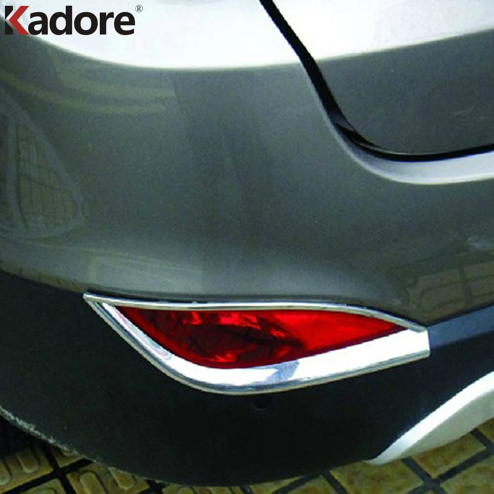

For Hyundai Tucson IX35 IX 35 2010 2011 2012 ABS Chrome Rear Reflector Fog Light Lamp Cover Sticker Decoration Trim Accessories