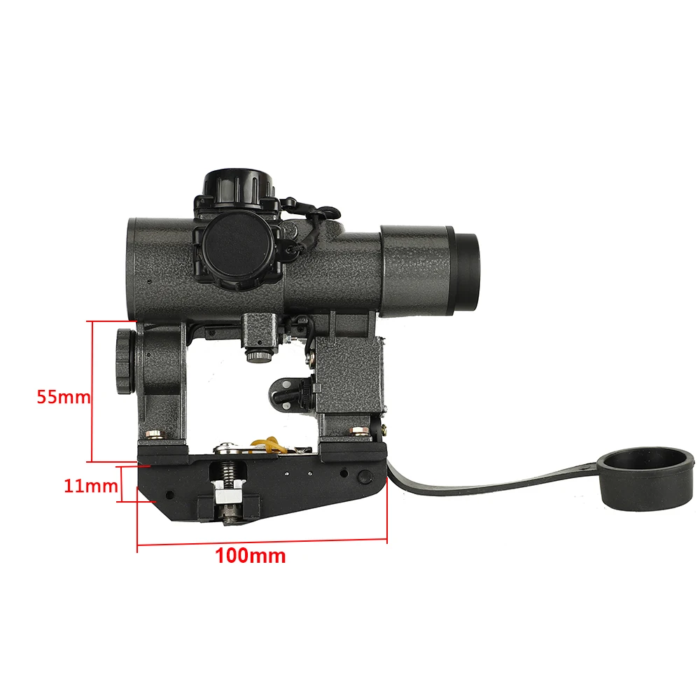 Ohhunt компактный драгунов 1X30 SVD красный с подсветкой охотничий прицел тактическая