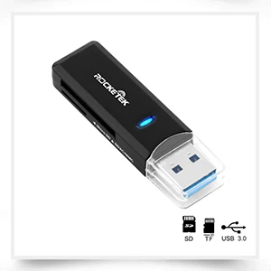 Rocketek Тип c usb 2,0 алюминий otg телефон multi card reader Мини адаптер кардридер для micro SD/TF microsd ноутбука