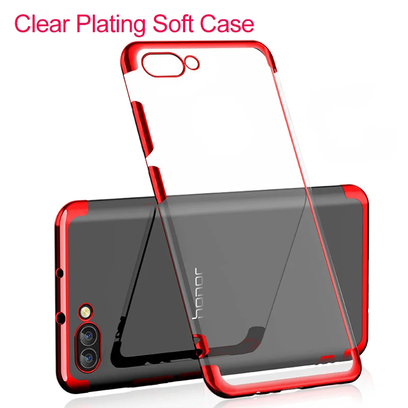 

For Huawei Honor 10 9 Lite 20i Case 3D Laser Plating TPU Soft Clear Cover On Honor 10 8X Max 8A Play Note 10 View 20 Phone Case