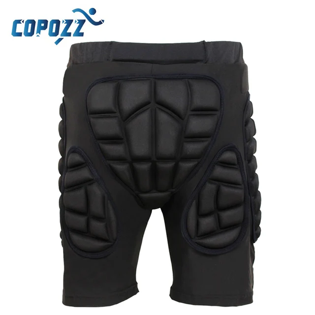 US $15.72 Copozz Total Impact Hip Pad Unisex Light Skateboard Snowboard Ski Hip Padded Shorts  Padded Pants 