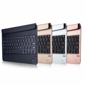 

Russian/Spanish/Hebrew Slim Wireless Bluetooth Keyboard Skin Case Dock Funda Cover For Apple iPad 9.7 2018/2017/Air/Air2/Pro 9.7