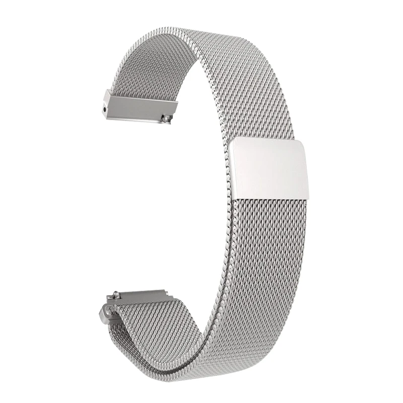 

EXRIZU Metal Wrist Strap Magnetic Stainless Steel Bracelet Watch Strap for Xiaomi Mijia Quartz Watch & Amazfit Bip Smart Watch