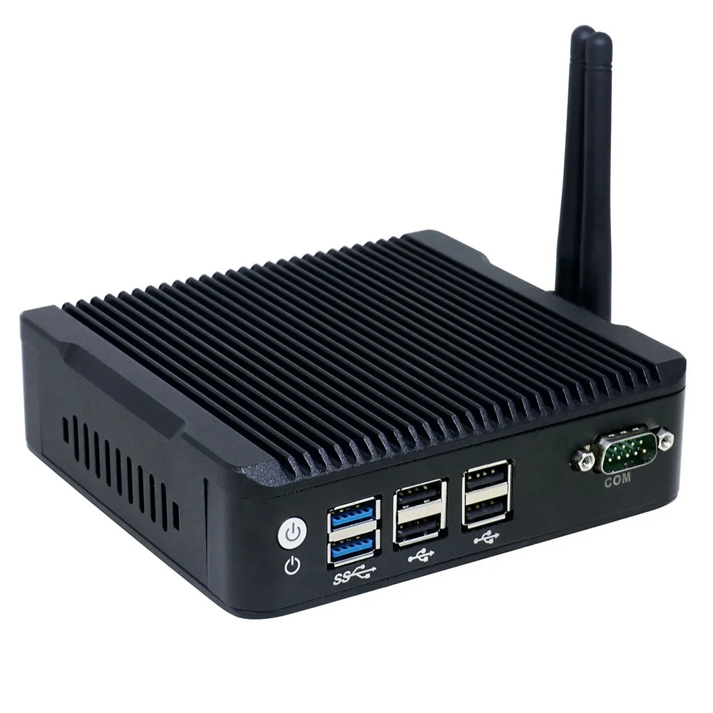 Мини-ПК с Intel celeron N3160 quad core 1,6 ГГц dual lan 2 * HDMI 1*6 DP * USB X86 одноплатный компьютер для офиса