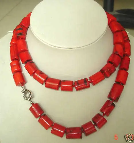 

Hot sale new Style >>>>>noblest Jewelry Tibetan Red Coral Necklace 32