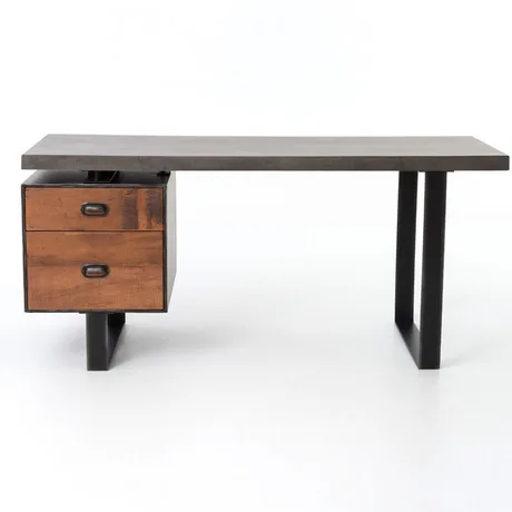 

Computer Desk study table Office home Furniture solid wood+ iron ordenar cajones notebook desk soporte notebook hot 120*60*75cm