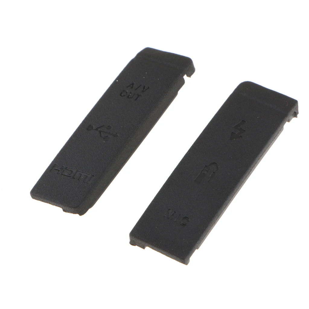 USB 47mm Mic HDMI Interface Dust Door Lid Cap Cover Replacement For Canon EOS 5D2 5D Mark II DSLR